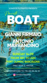 Private Boat Party: Gianni Firmaio, Antonio Marrandino