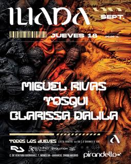 Iliada Club + Miguel Rivas + Clarissa Dalila + Tosqui