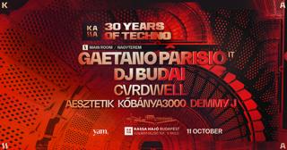 Dj Budai '30 Years Of Techno' With Gaetano Parisio