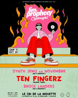 Jim'S Prophecy Clubnight Opening With Ten Fingerz Vinyl Only 