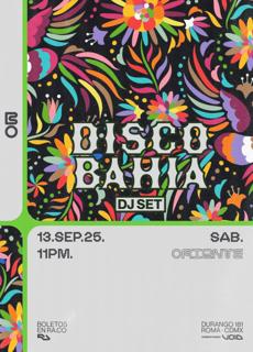 Disco Bahía (Dj Set), Monophony, Danz