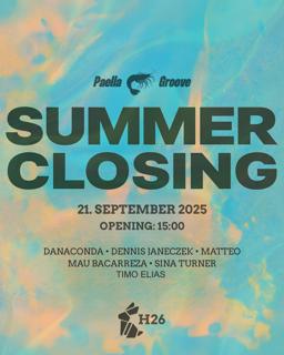 Summer Closing
