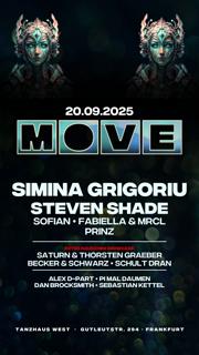Move With Simina Grigoriu, Steven Shade, Rotes Rauschen Showcase & Many More