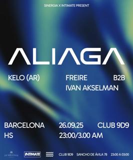 Sinergia X Intimate Pres. Aliaga, Kelo (Ar), Freire B2B Ivan Akselman