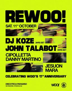 Woo Reunion With Dj Koze, John Talabot & More 