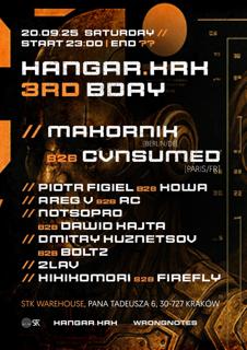 Hangar 3Rd Bday W. Makornik - Cvnsumed