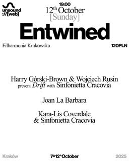 Unsound Kraków 2025: Entwined - Joan La Barbara / Kara-Lis Coverdale + More