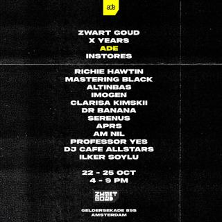 Zwart Goud X Years Ade Instores 2025
