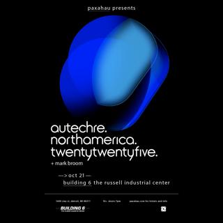 Autechre - North America 2025 Tour