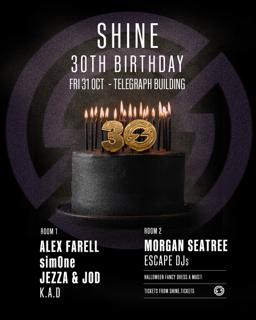 Shine Halloween / 30Th Bday — Alex Farell, Morgan Seatree + More