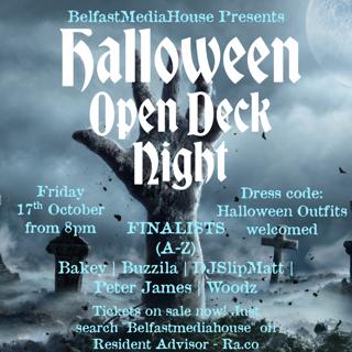 Belfastmediahouse Presents: Bmh Open Deck Night: Halloween Edition