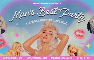 Man'S Best Party: A Sabrina Carpenter Dance Night At Metro Baltimore