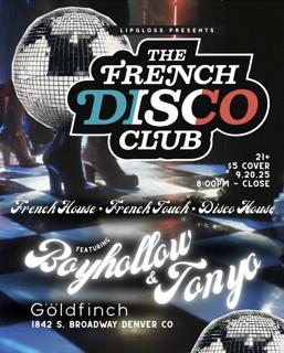 The French Disco Club With Boyhollow & Tonyo