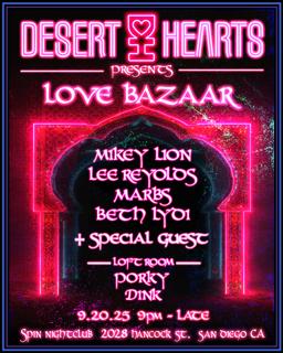 Desert Hearts Presents... Love Bazaar