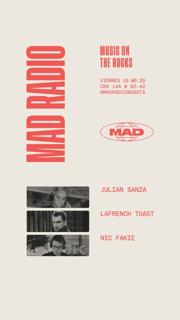 Music On The Rocks: Julian Sanza, Lafrench Toast, Nic Fakie