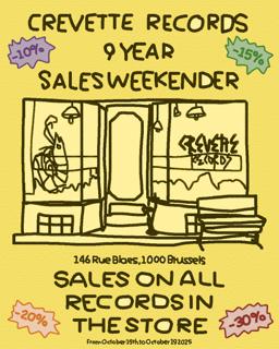 Crevette Records • 9 Year Sales Week ㋛