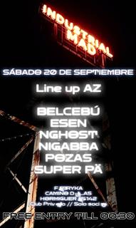 Industrial Mad// La Fabryka (Till 12Am)