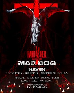 Hard As Hell Festival - Mad Dog & Hayek - Rave Cage Events