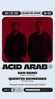 Club De Jour W/ Acid Arab Dj Set