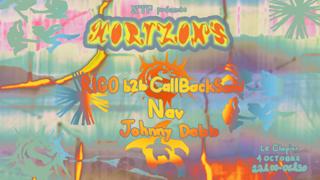 Xtf Collective Pres. 𝖍𝖔𝖗𝖎𝖟𝖔𝖓𝖘: Rigo B2B Callbacksami, Nav, Johnny Debb