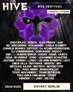 Hive Nye 2026 - Lee Ann Roberts, Charlie Sparks, Nicolas Julian, Hades  More