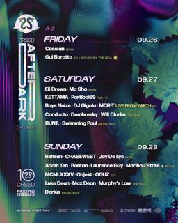 Crssd After Dark X Live From Earth With Boys Noize + Dj Gigola + Mcr-T + 10Cust