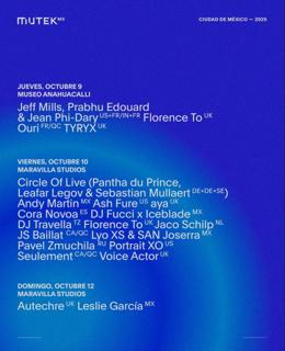 Mutek Mx | Jeff Mills, Jean-Phil Dary & Prabhu Edouard