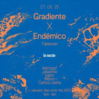 [Free Entry] Gradiente X Endémico