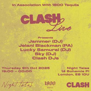 Clash Live Presents: Jammer (Dj)