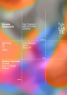 Renate Klubnacht W Sheila, Face*, Surreal, Esshar, Ady Toledano, Juan Ramos, Rchii, Benji Df