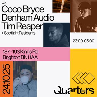Coco Bryce, Denham Audio & Tim Reaper