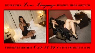 Nt'S Loft: System Olympia'S 'Love Language' Residency - Four Saturdays In November
