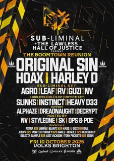 Sub-Liminal Recordings X Lawless Halls Of Justice Boomtown Reunion