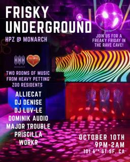 Frisky Underground: A Heavy Petting Zoo Party