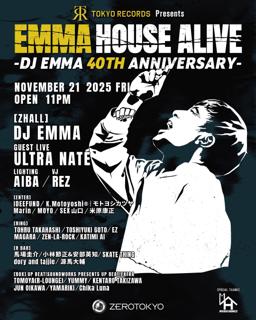Tokyo Records Presents Emma House Alive -Dj Emma 40Th Anniversary-