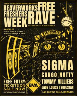 Free Freshers Week Rave