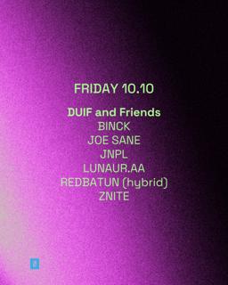 Toffler Presents Duif And Friends