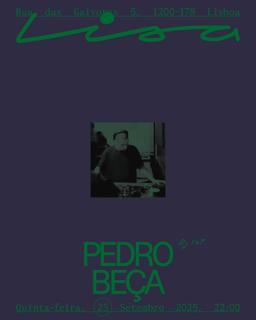Sala Lisa: Pedro Beça
