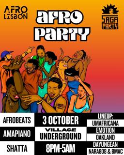 Afro Party: Saga X Afrolisbon