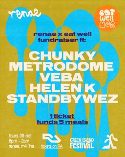Renae X Eat Well Fundraiser Feat. Chunky, Metrodome, Veba, Helen K & Standbywez