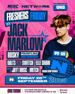 Freshers Friday With Jack Marlow, Frontline Ukg + More