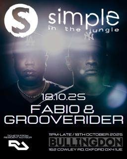 Simple In The Jungle - Presents Fabio & Grooverider