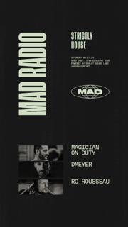 Strictly House: Magician On Duty, Dmeyer, Ro Rousseau