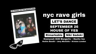 Rimarkable • Niki Sadeki • Nacho Isa • Ksenyeah B2B Manguito • Ruthie Bandit