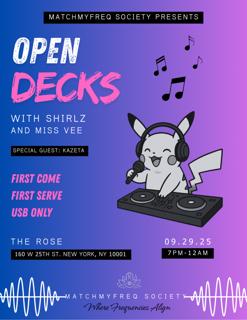Mmf Society Open Decks