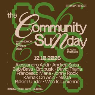 Mania Pres. The Community Sunday 6