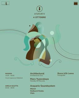 Acquario Soundsystem (Münch, Outburst Knobs, Viels) // Acquario (Amelia)