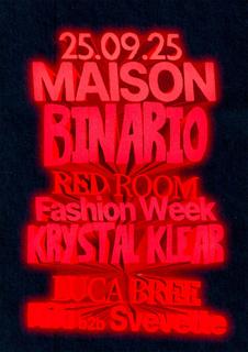 Maison Binario Fw @Redroom 