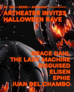 Artheater Invites - Grace Dahl - The Lady Machine - Disguised - Halloween