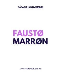 Faustø - Marrøn